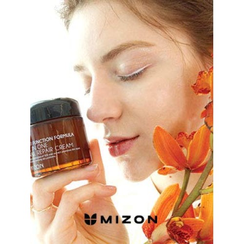 Korean Skin Care Set: Mizon's All in One Snail Repair Cream 2 Pack, Face Mois...