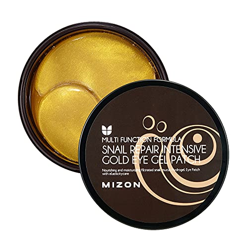 Under Eye Collagen Patches Eye Masks with 24K Gold and Snail, Eye Gel Treatme...