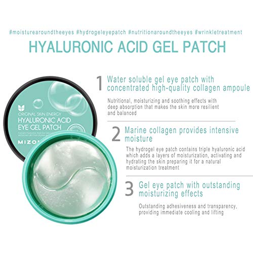 Under Eye Collagen Patches Eye Masks with Hyaluronic Acid, Eye Gel Treatment ...