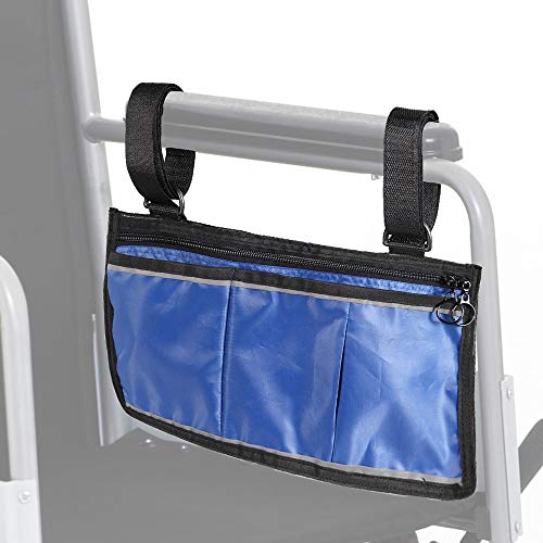 MJZYP Wheelchair Armrest Pouch Organizer Bag for Side of Chair, Wheelchair St...
