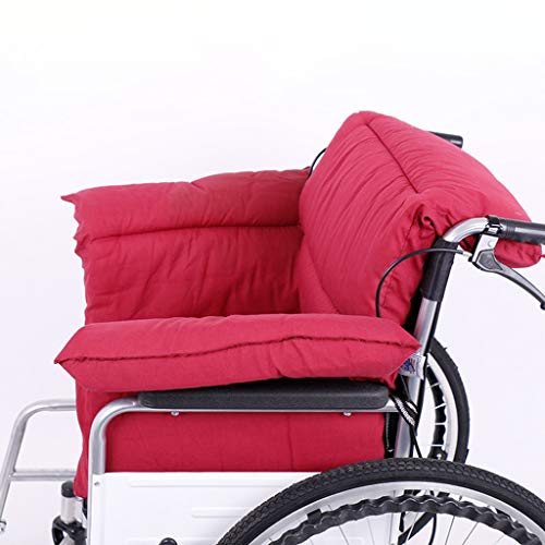 MJZYP Wheelchair Seat Cushion with Back Support for Office Chair, Car, Wheelc...