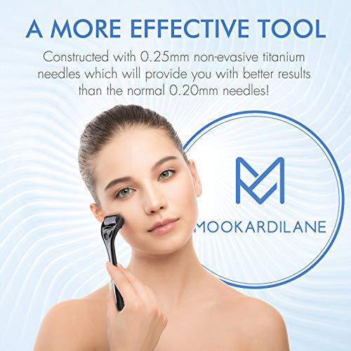 Derma Roller 540 Titanium Pins Micro Needles 0.25mm Facial Skin Care Micronee...