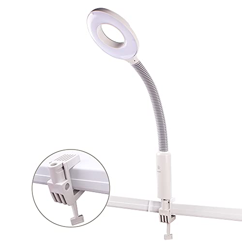 MOOKARDILANE 2 in 1 Facial Steamer with 5X Magnifying Lamp, Large Aromatherap...