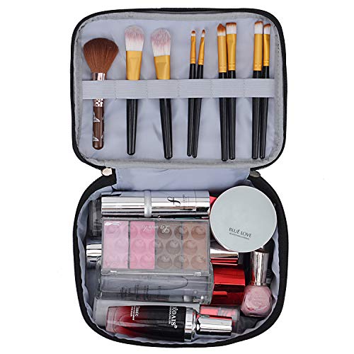 MKPCW Makeup Bags Double layer Travel Cosmetic Cases Make up Organizer Toilet...
