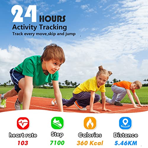 Children's Fitness Tracker, Monitor Heart Rate,Sleep,Blood Pressure,Blood Oxy...