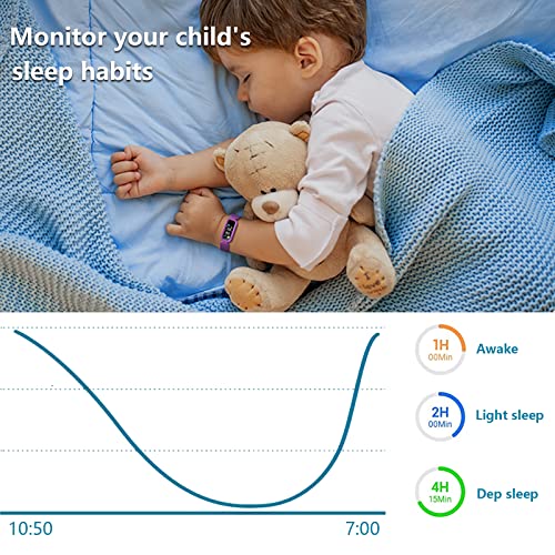Children's Fitness Tracker, Monitor Heart Rate,Sleep,Blood Pressure,Blood Oxy...