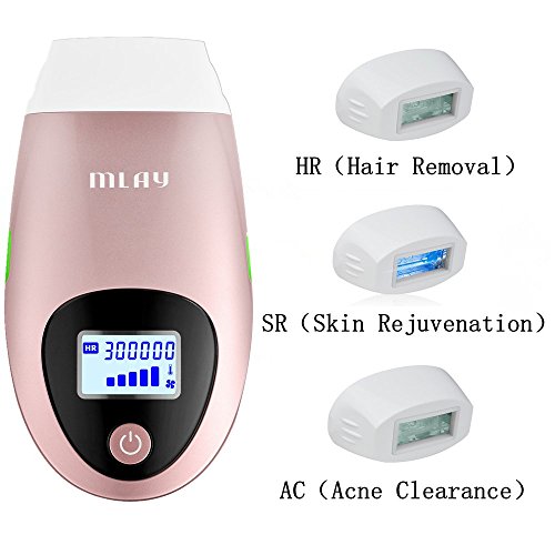 IPL Hair Removal System , MLAY T3 Face and Body Permanent Painless Hair Remov...