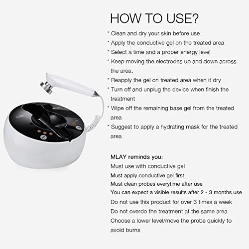 MLAY RF Radio Frequency Facial And Body Skin Tightening Machine - Professiona...