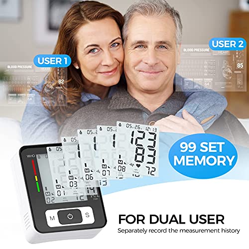 MMIZOO Digital Blood Pressure Monitors Fully Automatic Wrist Blood Pressure M...