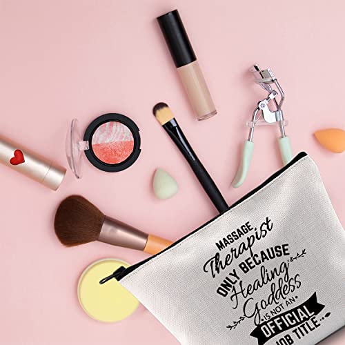 MNIGIU Massage Therapist Cosmetic Makeup Bag Massage Therapy Zipper Pouch Bag...