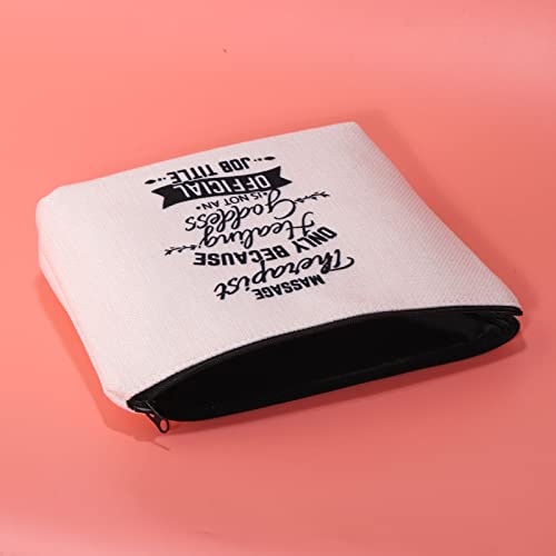 MNIGIU Massage Therapist Cosmetic Makeup Bag Massage Therapy Zipper Pouch Bag...