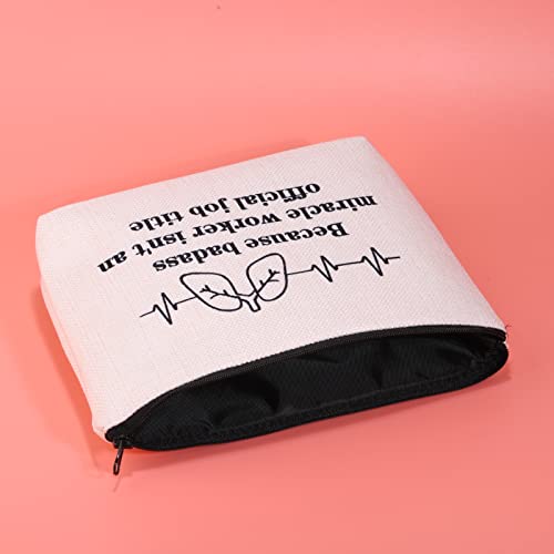 MNIGIU Respiratory Therapist Gift RT Cosmetic Makeup Bag Radiology Technologi...