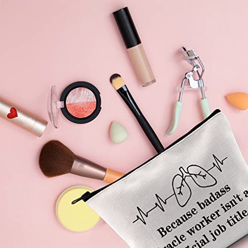 MNIGIU Respiratory Therapist Gift RT Cosmetic Makeup Bag Radiology Technologi...