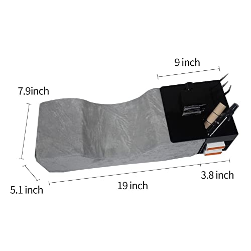 MNpartnery Eyelash Extension Neck Pillow, with Acrylic Shelf Organizer Stand,...