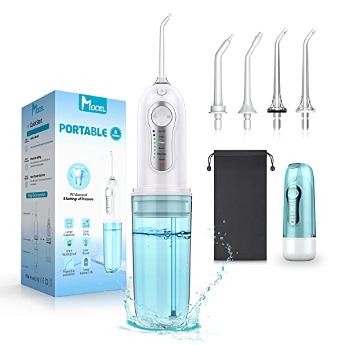 MOCEL Cordless Water Dental Flosser with 8 Level Pressure, 260ML Portable DIY...