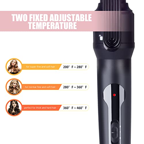 Wand Curling Iron, Curling Wand Set, MOCEMTRY Professional 5 in 1 Hair Curlin...