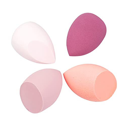 4 Pcs Makeup Sponge Set, Soft Sponge For Liquid Foundation, Creams, and Powde...