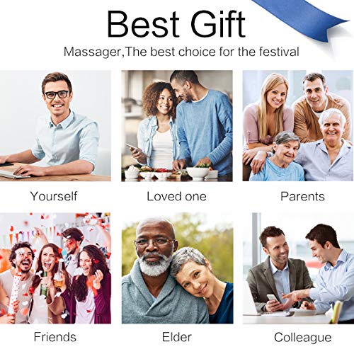 Shiatsu Back Shoulder and Neck Massager with Heat, Electric Deep Tissue 4D Kn...