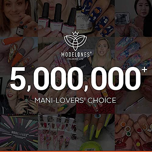 Modelones Builder Nail Gel - 2oz Clear Hard Gel for Nails, Nail Extension Gel...