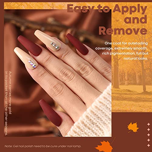 Modelones Gel Nail Polish Set, 36 Pcs Colors 7ML Spring All Seasons Holiday G...