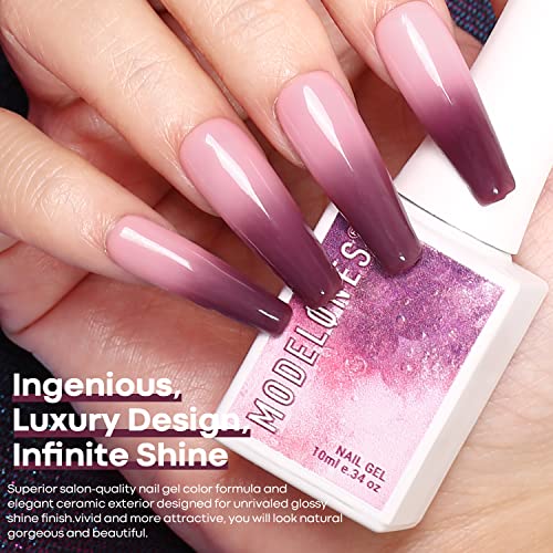 Modelones Gel Nail Polish Set 6 Colors Changing - Spring 2022 Limited Edition...