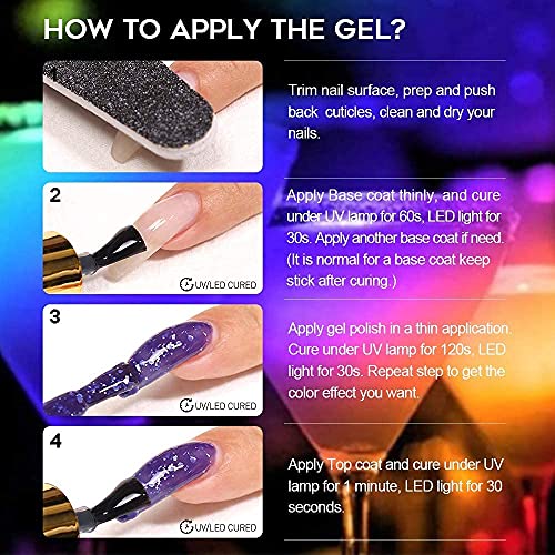 Modelones Gel Nail Polish Set 6 Colors Changing - Spring 2022 Limited Edition...