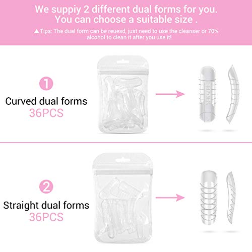 Modelones Poly Extension Gel Nail Kit, Poly Nail Gel Kit with 36W Nail Lamp S...