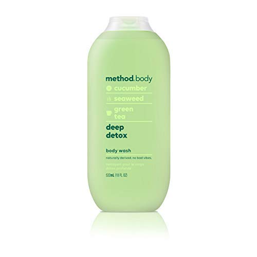 Method Body Body Wash - Deep Detox & Pure Peace - Set of 2 (Each 18 fl oz 532...