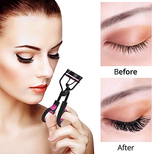 Eyelash Curler, Moduskye 7 in 1 Lash Curler Kit with Refill Pads, Partial Cur...