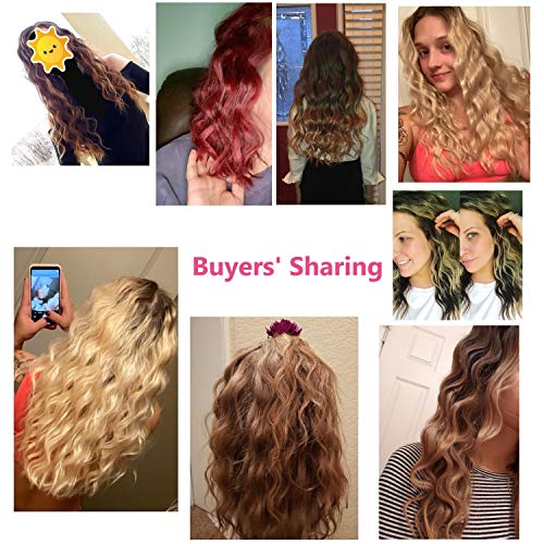 Hair Curling Iron 1 inch 3 Barrel Hair Crimper Ceramic Two Gear Temperature C...