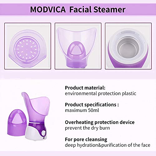 MODVICA Facial Steamer Deep Clean and Hydrate The Skin Water replenishing Spr...
