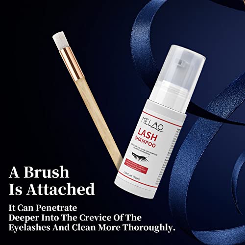 MOHOPE Eyelash Extension Cleanser Eyelid Foaming Cleanser Lash Foam Shampoo f...