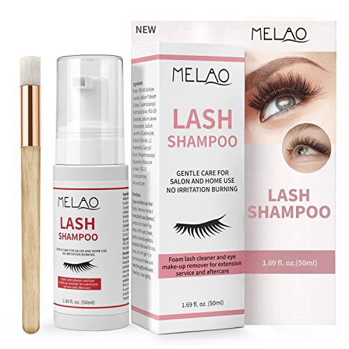 MOHOPE Eyelash Extension Cleanser Eyelid Foaming Cleanser Lash Foam Shampoo f...