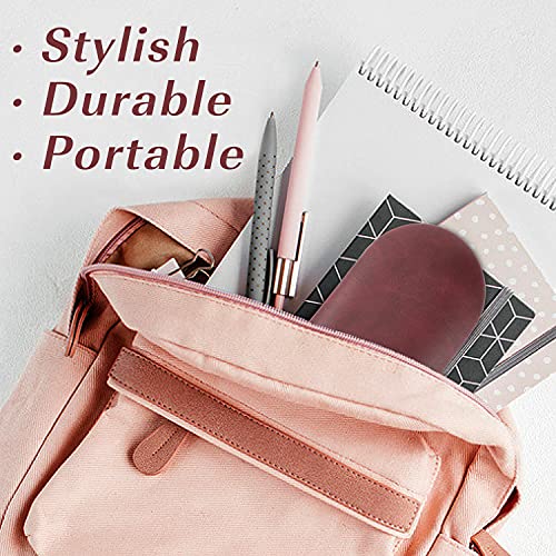 MoKo 2 in 1 Glasses Case and Contact Lens Case, Double Sided Portable Travel ...