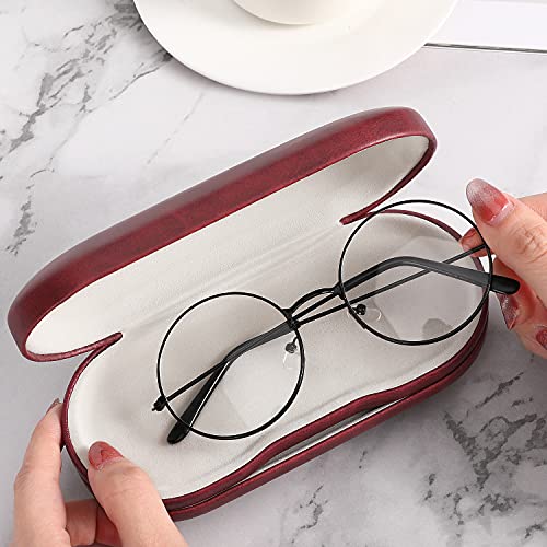 MoKo 2 in 1 Glasses Case and Contact Lens Case, Double Sided Portable Travel ...