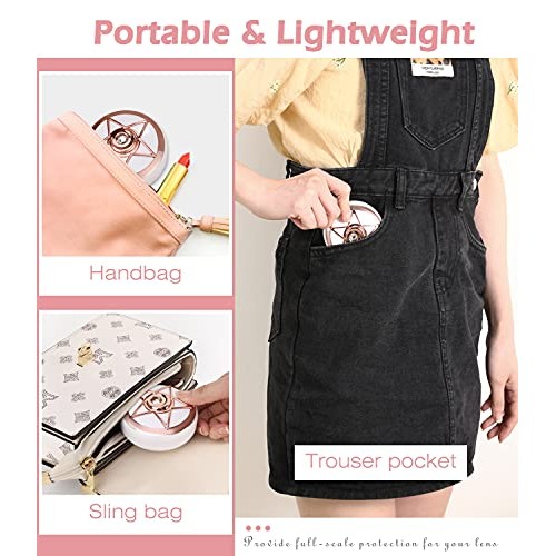 MoKo Cute Contact Lens Case, Mini Star Portable Travel Eyewear Box Organizer ...