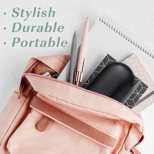 MoKo Double Eyeglass Case, Contact Lens Case with Mirror Tweezers Remover, 2 ...