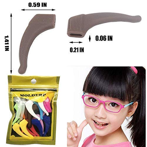 MOLDERP 12 pairs Kids and Adults Sport Eyeglass Strap Holder, Eyewear Retaine...