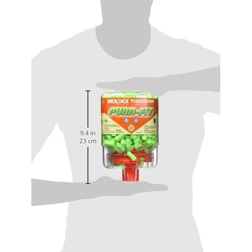 Moldex 507-6844 Plugstation Earplug Dispensers, Long Taper Foam, Uncorded, On...