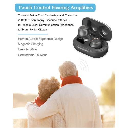 Mole Bean Hearing Amplifier, Hearing Aids for Seniors, Digital Sound Amplifie...