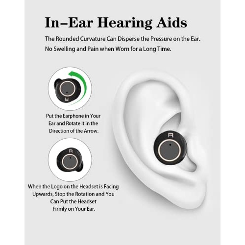 Mole Bean Hearing Amplifier, Hearing Aids for Seniors, Digital Sound Amplifie...