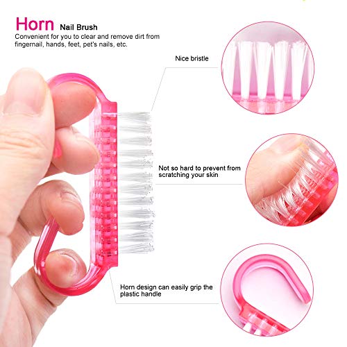 Professional Nail Files and Buffers Kit, 100/180 Grit Emery Boards for Nails,...