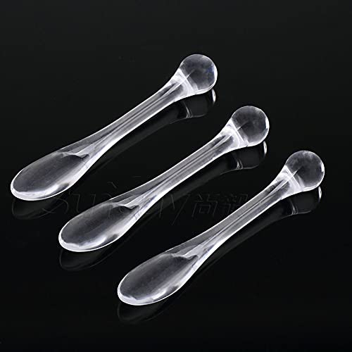 10 Pcs Transparent Acrylic Makeup Sticks Mud Mixing Tool Mask Spatula DIY Fac...