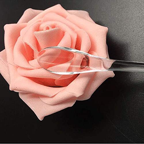 10 Pcs Transparent Acrylic Makeup Sticks Mud Mixing Tool Mask Spatula DIY Fac...