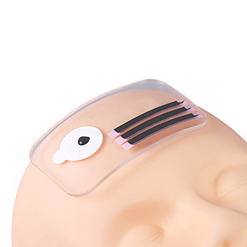 4Pcs Clear Silicone False Eyelash Holder Pads for Eyelash Extensions Tools 3....