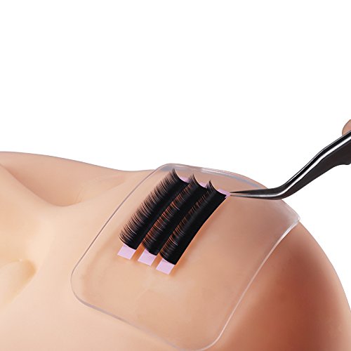 4Pcs Clear Silicone False Eyelash Holder Pads for Eyelash Extensions Tools 3....