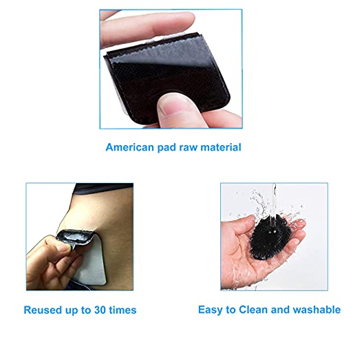 24PCS TENS Unit Replacement Pads 2X2, Reusable Tens Electrode Pads, Replaceme...