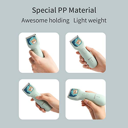 Bololo Baby Hair Clippers - Quiet Kids Hair Trimmer, Cordless & Waterproof Ch...