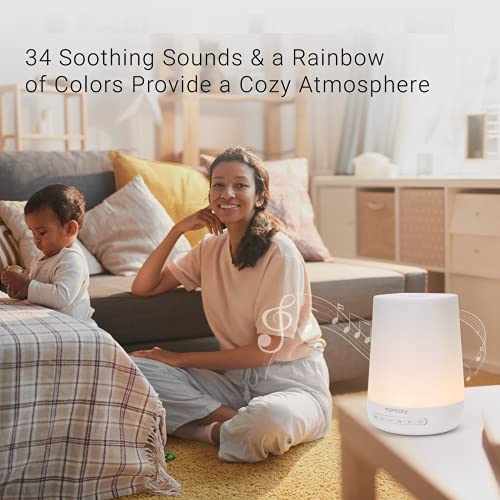 Baby Sound Machine, Momcozy White Noise Machine for Baby Sleeping with Night ...