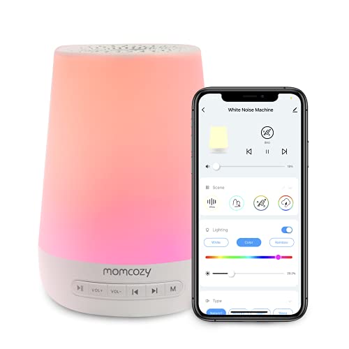 Baby Sound Machine, Momcozy White Noise Machine for Baby Sleeping with Night ...